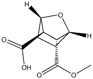 [1R,2R,3R,4S]-2-(Methoxycarbonyl)-7-oxabicyclo[2.2.1]heptane-3-carboxylic acid Struktur