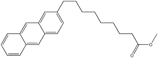 9-(Anthracen-2-yl)nonanoic acid methyl ester Struktur