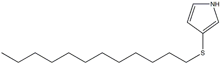 3-Dodecylthio-1H-pyrrole Struktur