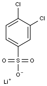 3,4-Dichlorobenzenesulfonic acid lithium salt Struktur