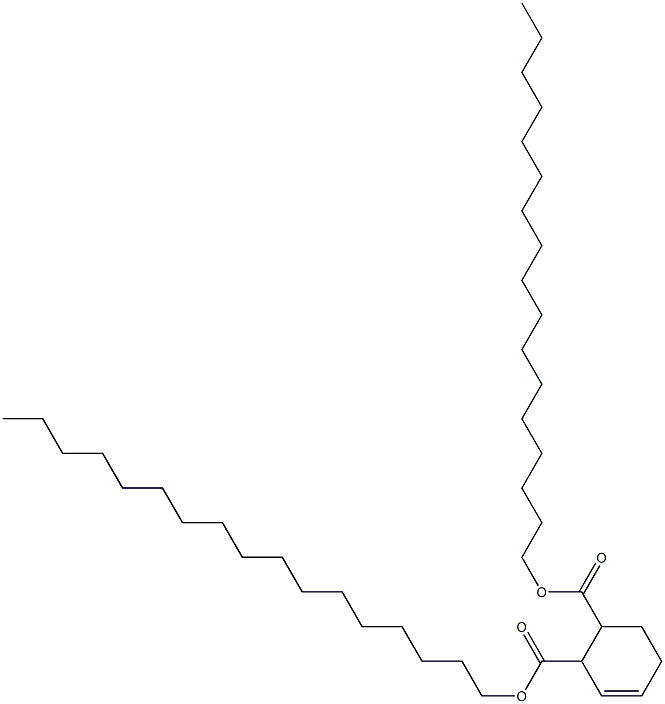 5-Cyclohexene-1,2-dicarboxylic acid diheptadecyl ester Struktur