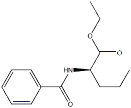 (+)-N-Benzoyl-D-norvaline ethyl ester Struktur