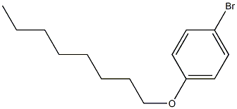 1-(Octyloxy)-4-bromobenzene Struktur