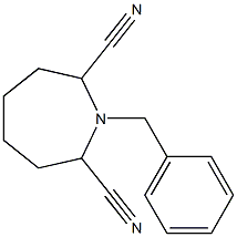 (1-Benzylhexahydro-1H-azepine)-2,7-dicarbonitrile Struktur