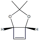 (1S,5R)-3,3-Dimethyl-2,4-dioxabicyclo[3.2.0]hept-6-ene Struktur