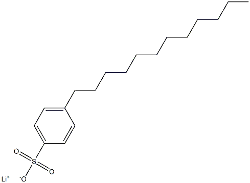 4-Dodecylbenzenesulfonic acid lithium salt Struktur