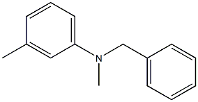 N-Methyl-N-benzyl-3-methylbenzenamine Struktur