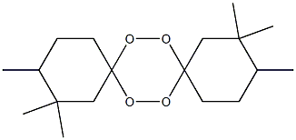 2,2,3,11,11,12-Hexamethyl-7,8,15,16-tetraoxadispiro[5.2.5.2]hexadecane Struktur