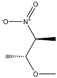 (2R,3S)-2-Methoxy-3-nitrobutane Struktur