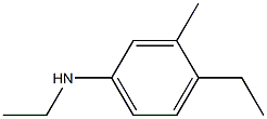 4,N-Diethyl-3-methylaniline Struktur