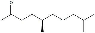 [R,(+)]-5,9-Dimethyl-2-decanone Struktur