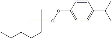 4-Isopropylphenyl 1,1-dimethylhexyl peroxide Struktur