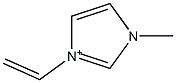 1-Methyl-3-vinyl-1H-imidazole-3-ium Struktur