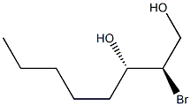 (2R,3S)-2-Bromooctane-1,3-diol Struktur