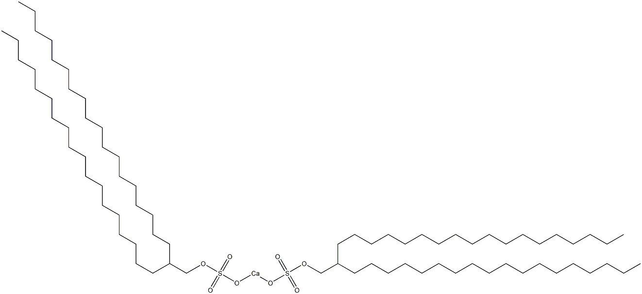 Bis(2-octadecylicosyloxysulfonyloxy)calcium Struktur