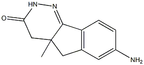 7-Amino-4,4a-dihydro-4a-methyl-5H-indeno[1,2-c]pyridazin-3(2H)-one Struktur