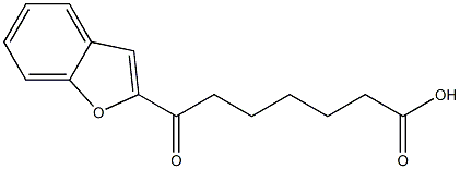 7-(Benzofuran-2-yl)-7-oxoheptanoic acid Struktur