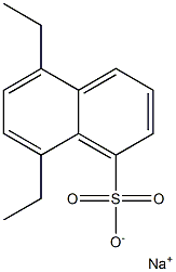 5,8-Diethyl-1-naphthalenesulfonic acid sodium salt Struktur