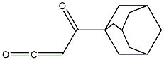 3-(Adamantan-1-yl)-1-propene-1,3-dione Struktur