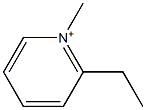 2-Ethyl-1-methylpyridinium Struktur