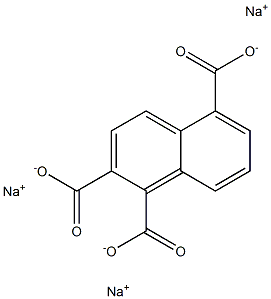 1,2,5-Naphthalenetricarboxylic acid trisodium salt Struktur