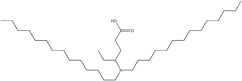 4-(Ditetradecylamino)hexanoic acid Struktur