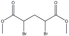 2,4-Dibromoglutaric acid dimethyl ester Struktur