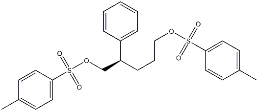 [R,(-)]-2-Phenyl-1,5-pentanediol di(p-toluenesulfonate) Struktur