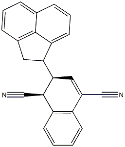 (1S,2R)-2-[(1S)-Acenaphthen-1-yl]-1,2-dihydronaphthalene-1,4-dicarbonitrile Struktur