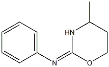 2-Phenylimino-4-methyltetrahydro-2H-1,3-oxazine Struktur