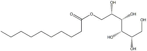 L-Mannitol 1-decanoate Struktur