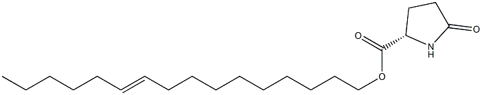 (S)-5-Oxopyrrolidine-2-carboxylic acid 10-hexadecenyl ester Struktur