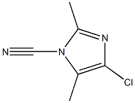 4-Chloro-1-cyano-2,5-dimethyl-1H-imidazole Struktur