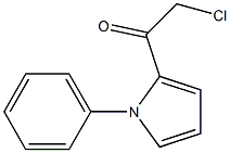 2-(Chloroacetyl)-1-phenyl-1H-pyrrole Struktur