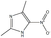 2,4-Dimethyl-5-nitro-1H-imidazole Struktur