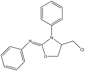 4-(Chloromethyl)-N,3-diphenyloxazolidin-2-imine Struktur