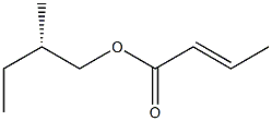 (+)-Crotonic acid (S)-2-methylbutyl ester Struktur