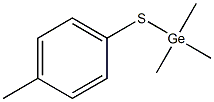 Trimethyl(4-methylphenylthio)germane Struktur