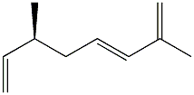 [S,(+)]-2,6-Dimethyl-1,3,7-octatriene Struktur