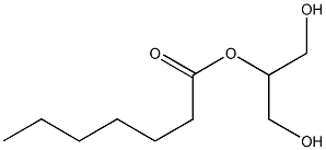 Heptanoic acid 2-hydroxy-1-(hydroxymethyl)ethyl ester Struktur