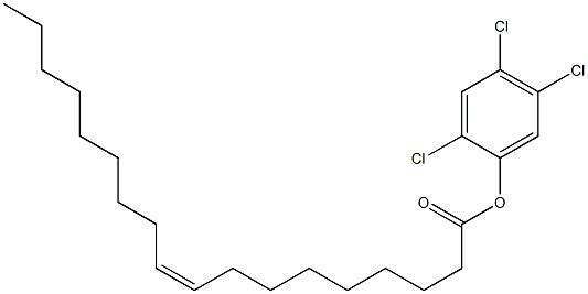 (9Z)-9-Octadecenoic acid 2,4,5-trichlorophenyl ester Struktur