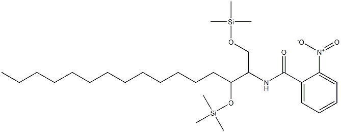 N-[1,3-Bis(trimethylsilyloxy)hexadecan-2-yl]-2-nitrobenzamide Struktur