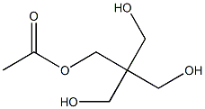 2-(Hydroxymethyl)-2-(acetoxymethyl)propane-1,3-diol Struktur