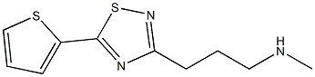 3-[3-(Methylamino)propyl]-5-(2-thienyl)-1,2,4-thiadiazole Struktur