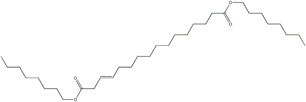 3-Hexadecenedioic acid dioctyl ester Struktur