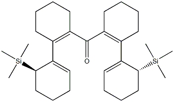 [(R)-6-(Trimethylsilyl)-1-cyclohexenyl]1-cyclohexenyl ketone Struktur