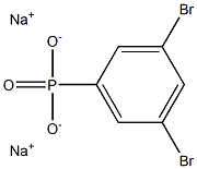 3,5-Dibromophenylphosphonic acid disodium salt Struktur