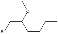 1-Bromo-2-methoxyhexane Struktur