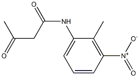 N-(2-Methyl-3-nitrophenyl)acetoacetamide Struktur