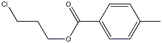 4-Methylbenzenecarboxylic acid 3-chloropropyl ester Struktur